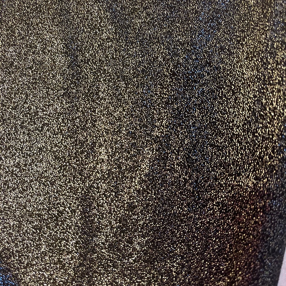PINK Victoria Secret Shiny Black sparkle leggings large - Picture 5 of 6